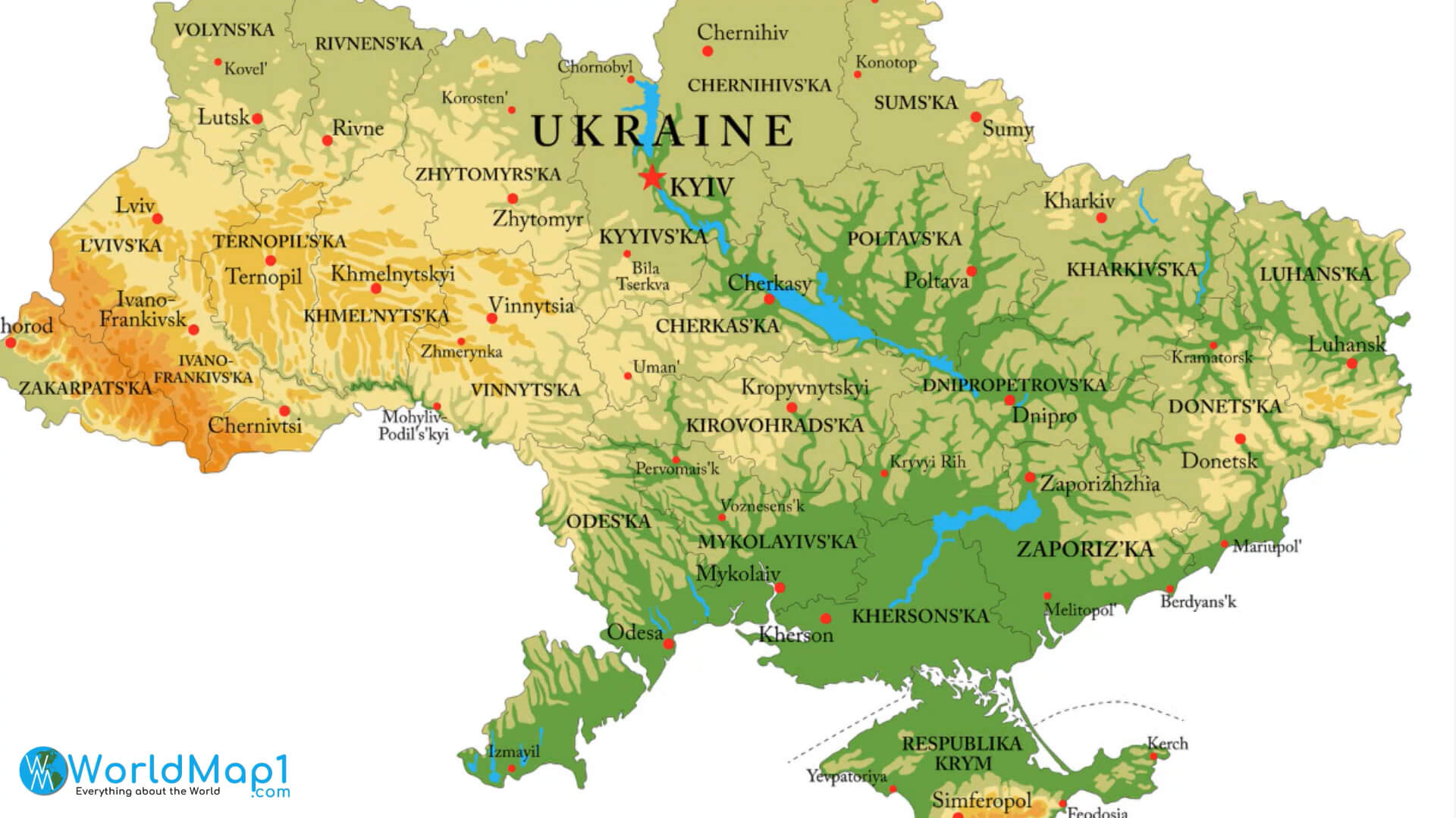Where is Donetsk in Ukraine